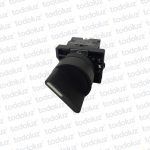 Selector 3 Posiciones Plastico Palanca Corta Emb. p/ 22mm 2NO
