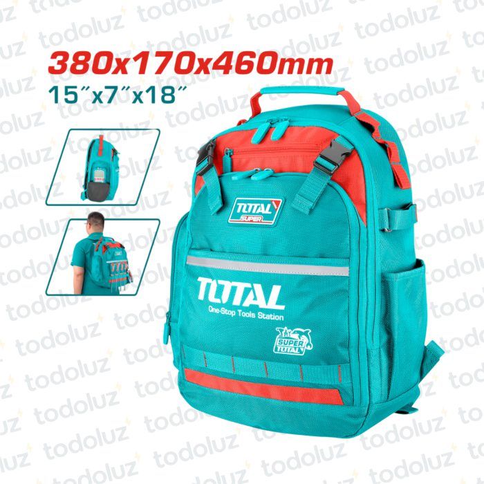 Mochila Portaherramientas 380X170X460mm Total