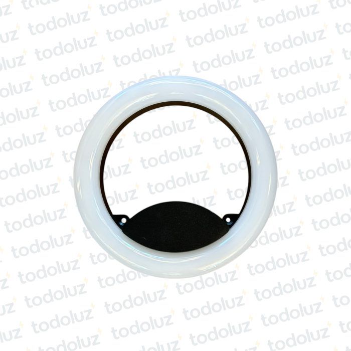 Aplique Circular Negro 12w 3000°k Led Incorp (50.553)