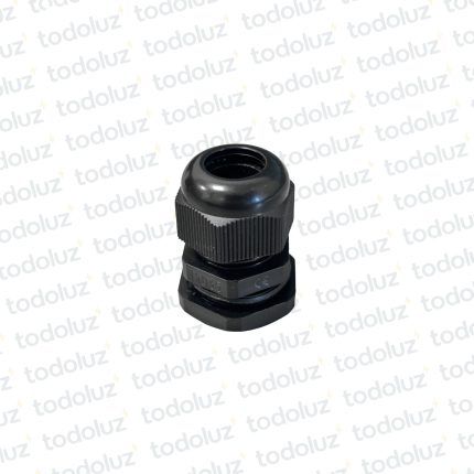 Prensacable c/ Tuerca PG13.5 Negro