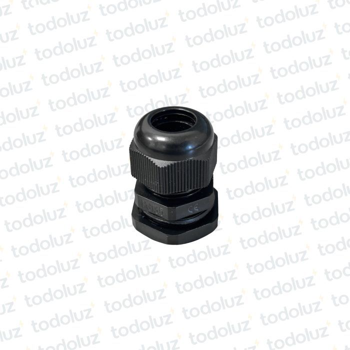 Prensacable c/ Tuerca PG13.5 Negro