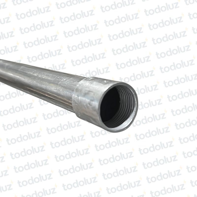 Caño Metalico Pre Zincado 1/2´ Leve (x.Tira/3mts)