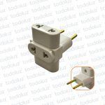 Ficha Triple Adaptadora 10A 250V Tramontina