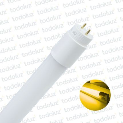 Tubo Led 120cm 18w Amarillo (Extremo a Extremo) G13 100-240Vac