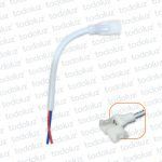 Conector c/Ficha p/Manguera 120 Leds 5mm 220v