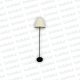 Luminaria de Pie Negro Pantalla Beige 1*E27 (56.229)