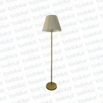Luminaria de Pie Dorado Pantalla Beige 1*E27 (56.229)