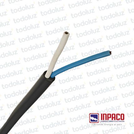 Cable Subterraneo Vinil Flex 2x1.5mm² 90° 1000V (x.1metro) Inpaco