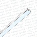 Colgante Barra Horizontal Blanco 36w 6500°k 3150lm 1185M 100-240V (54.1070)