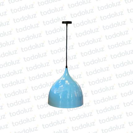 Colgante Semicirculo Celeste (ø300mm) F/Blanco 1*E27 (54.1046)