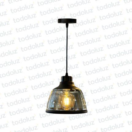 Colgante Individual Campana Vd. Det. Negro 1*E27 (54.1084)