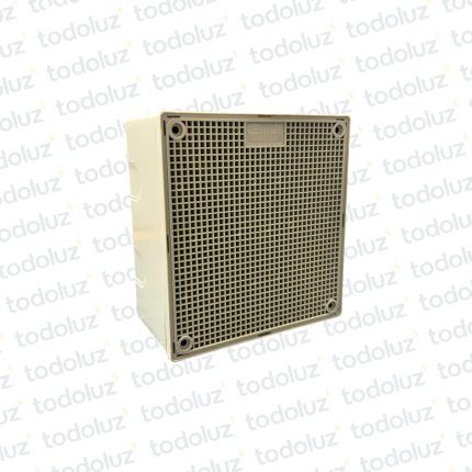 Caja de Paso Ext/Emb Plastico 145x155x74mm Gris c/ Tapa Cuadrille