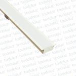 Perfil de Embutir Blanco p/Cinta LED 20x10mm (x.Tira/2m)