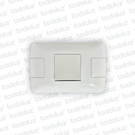 Mod. Bipolar 25A + Placa Embutir Aria Blanca Tramontina