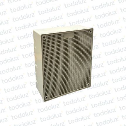 Caja de Paso Ext/Emb Plastico 185x210x74mm Gris c/ Tapa Cuadrille