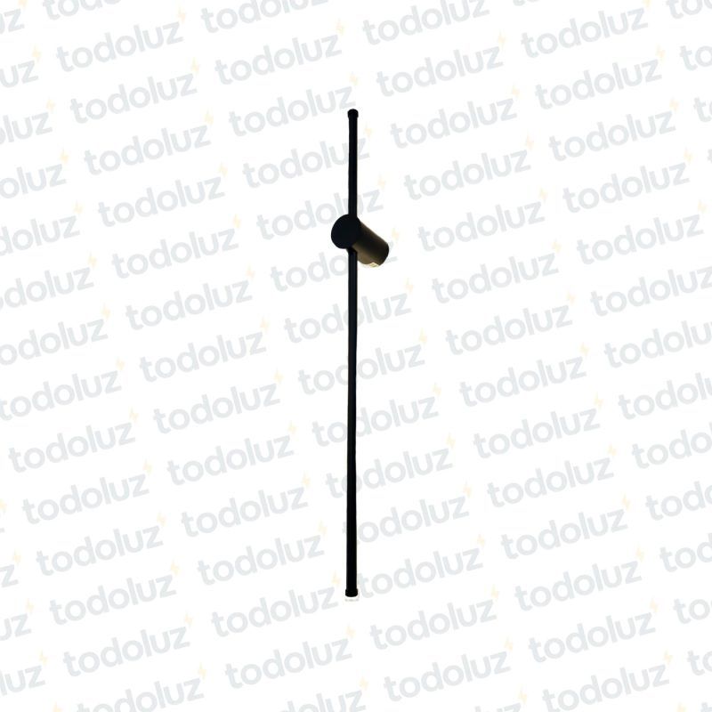 Aplique Lineal Negro Luz Indirecta 16w 1075lm 3000°k IP20 100-240V