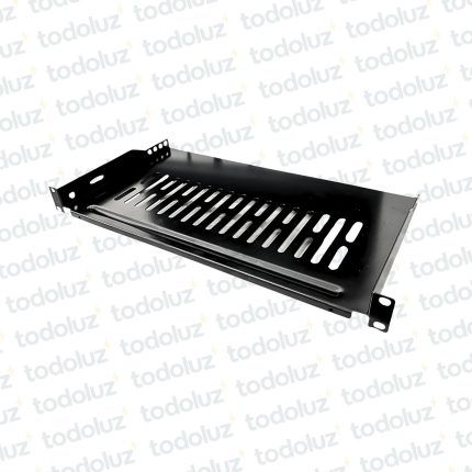 Bandeja Fija 254mm Metal 1U p/ Rack