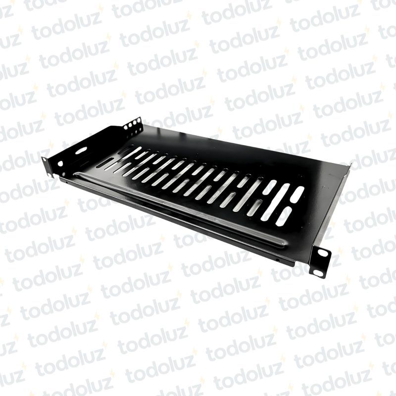 Bandeja Fija 254mm Metal 1U p/ Rack