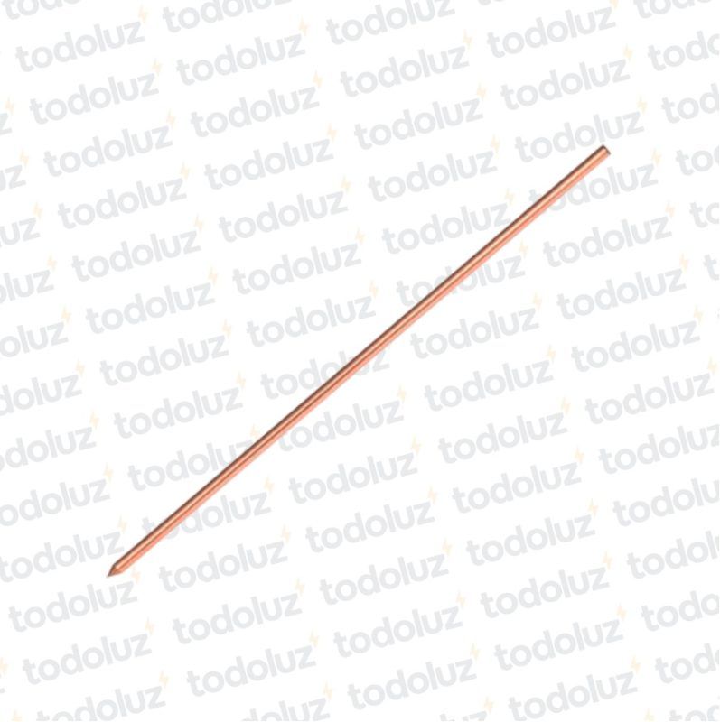 Jabalina de Cobre 1.20mts x 1/2´ (11.11mm) Brasilera