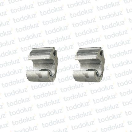 Conector de Aluminio a Compresion Al/Cu-35/16mm² - Deriv Al/Cu-10/2.5mm² (x.Par/2unid) Intelli