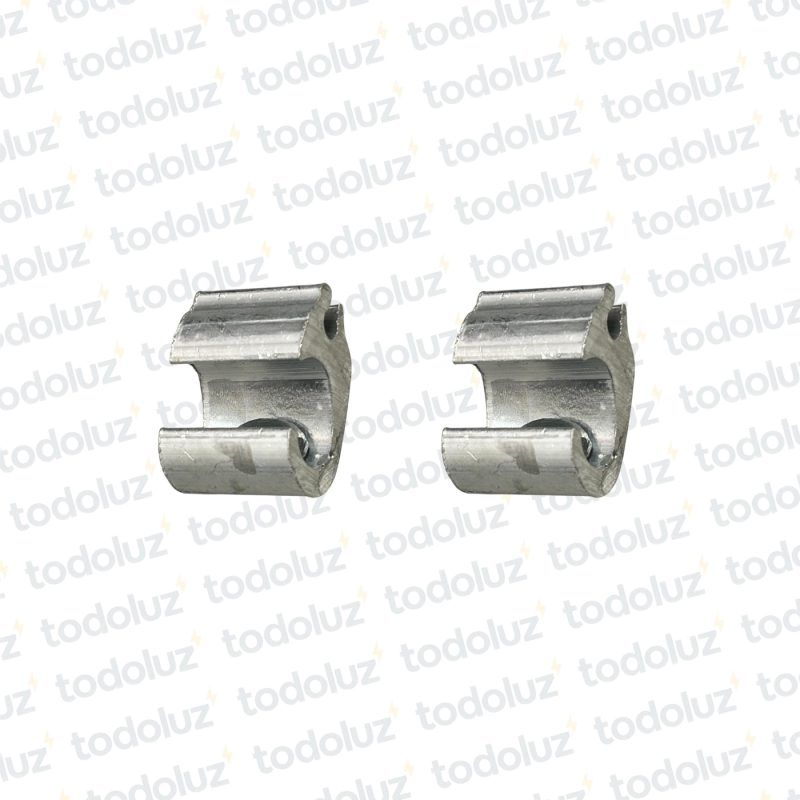 Conector de Aluminio a Compresion Al/Cu-35/16mm² - Deriv Al/Cu-10/2.5mm² (x.Par/2unid) Intelli