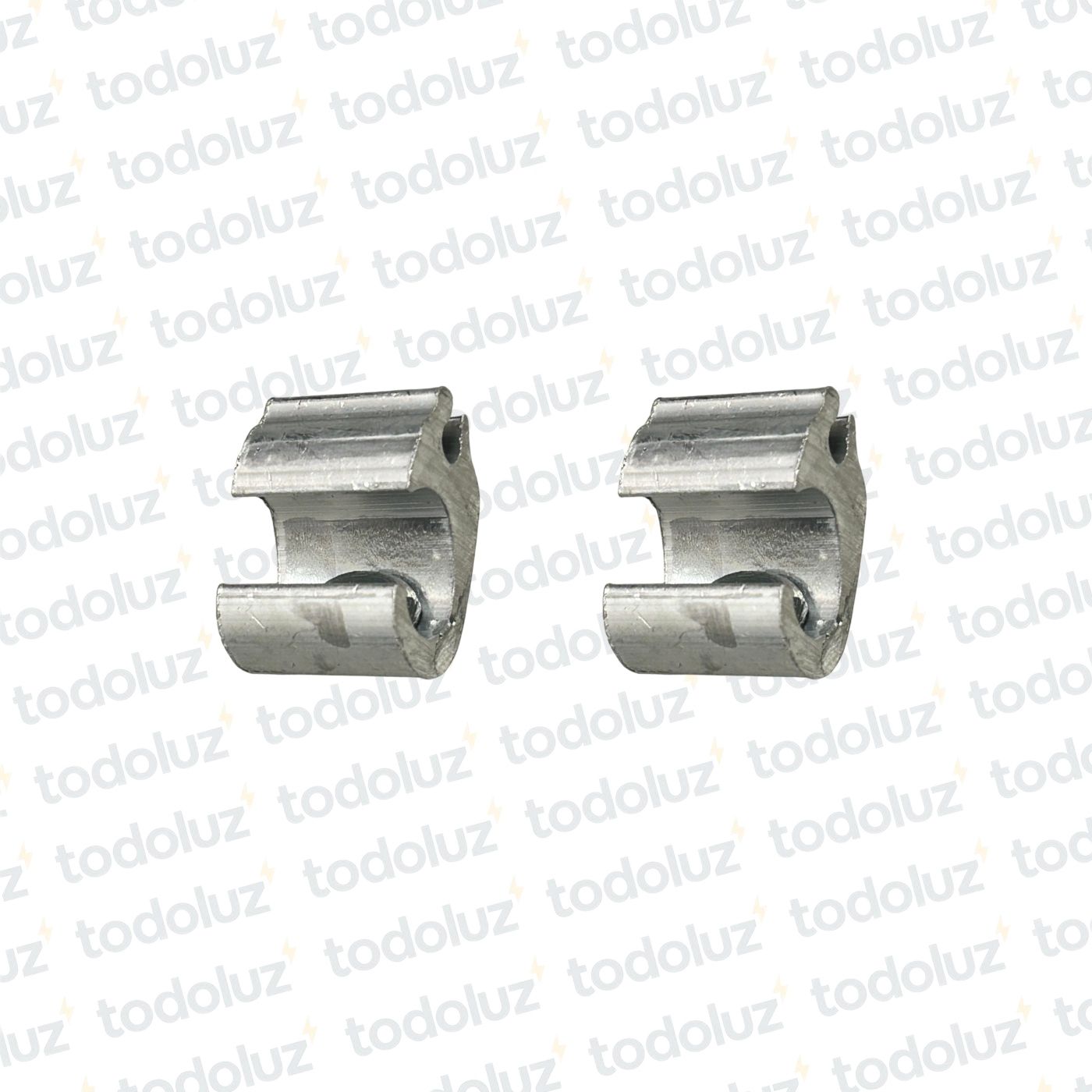 41dbc837-9418-4455-b0bc-3b4d9a4cd509-12487.jpg Conector de Aluminio a Compresion Al/Cu-35/16mm² - Deriv Al/Cu-10/2.5mm² (x.Par/2unid) Intelli