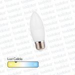 Lamp. Vela Led 7W Calido E27 220V