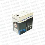 Cable U/UTP Cat.5E Azul 24AWGx4P 100% Cobre (x.Caja/305mts) Norphel