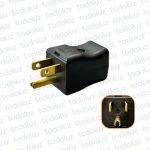 Ficha Macho Americano + T (PC) 10A 250V Vimar
