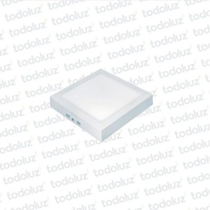 Panel Led Cuadrado p/ Adosar 12W 6500°k Taschibra