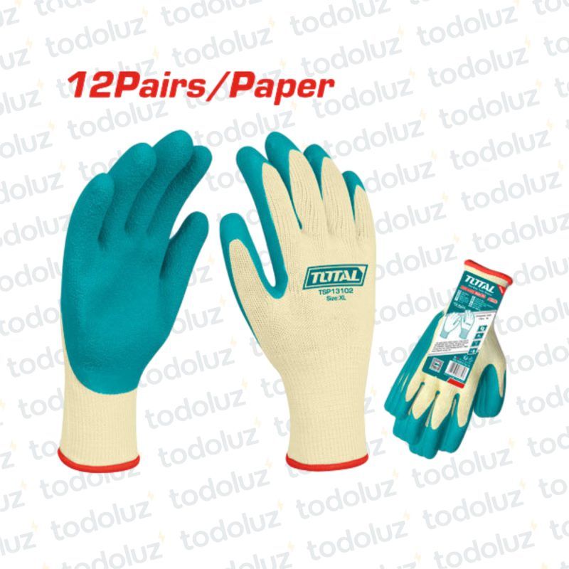 Guante Latex Poliester/Algodon