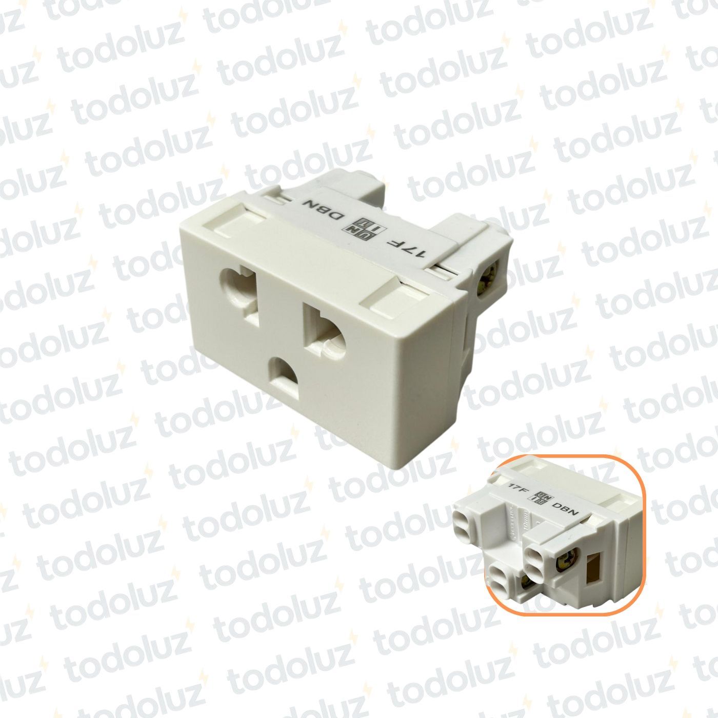 8729fcb4-c1e6-4028-b39f-42816bbb9a69-1263.jpg Mod. Tomacte. Computacion 2P+T 10A 250V D. Blanco Conatel