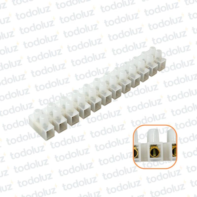 Tira Bornera 80A 30mm² (x.tira/12bornes)