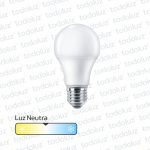 Lamp. Bulbo Led A60 7W 630lm 4000°k E27 85-265V