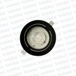 Spot Led Embutir Redondo Borde Negro (ø145mm) 10W 3000°k