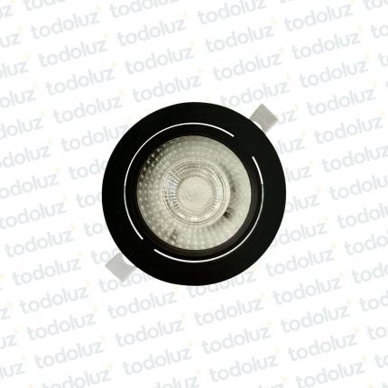 Spot Led Embutir Redondo Borde Negro (ø145mm) 10W 3000°k