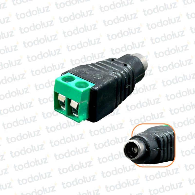 Ficha Plug Hembra 2.1mm