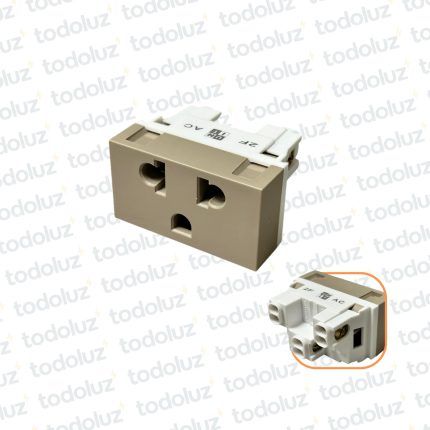 Mod. Tomacte. Computacion 2P+T 10A 250V HT Conatel