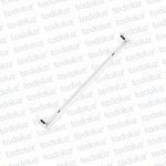 Chapa Comercial p/ Tubo Led 1x8W 60cm Conexion Una Punta