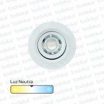 Spot Led Embutir Redondo (ø90mm) 5W 4000°k