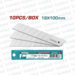 Repuesto p/ Cutter 18x100mm (x.10unid) Total