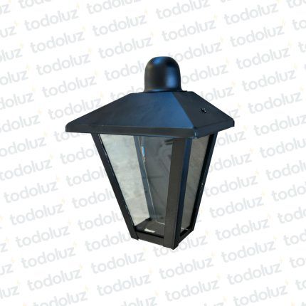 Farol Colonial Metalico p/Pared 3C Vidrio 1*E27 (55.083)