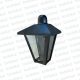 Farol Colonial Metalico p/Pared 3C Vidrio 1*E27 (55.083)
