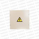 Caja de Paso Ext Metal 300x300x120mm Beige c/ Tapa Cominsa