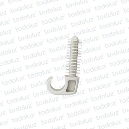 Grampa p/ cable tornillo 7/12mm plastico Presion