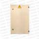 Gabinete Ext Metal 500x400x200mm Beige c/ Placa de Montaje Cominsa