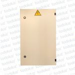 Gabinete Ext Metal 1000x800x300mm Beige c/ Placa de Montaje Cominsa