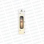 Gabinete Ext Metal p/ 2 Medidores Monof/Trif Beige Cominsa