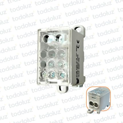 Bloque de Distribucion 1P 125A Din Pol
