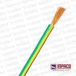Cable Multifilar 6mm² Verde/Amarillo 750V Antillama (x.1Metro) Inpaco
